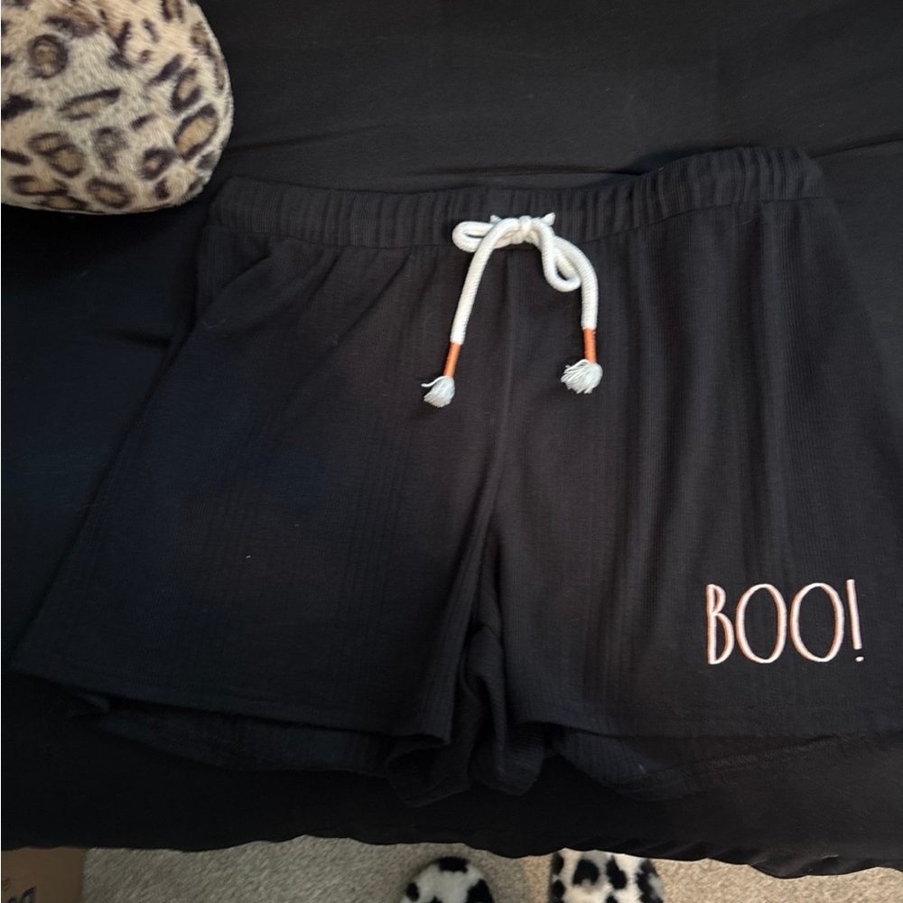 Rae Dunn 'BOO!' Pajama Shorts